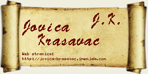 Jovica Krasavac vizit kartica